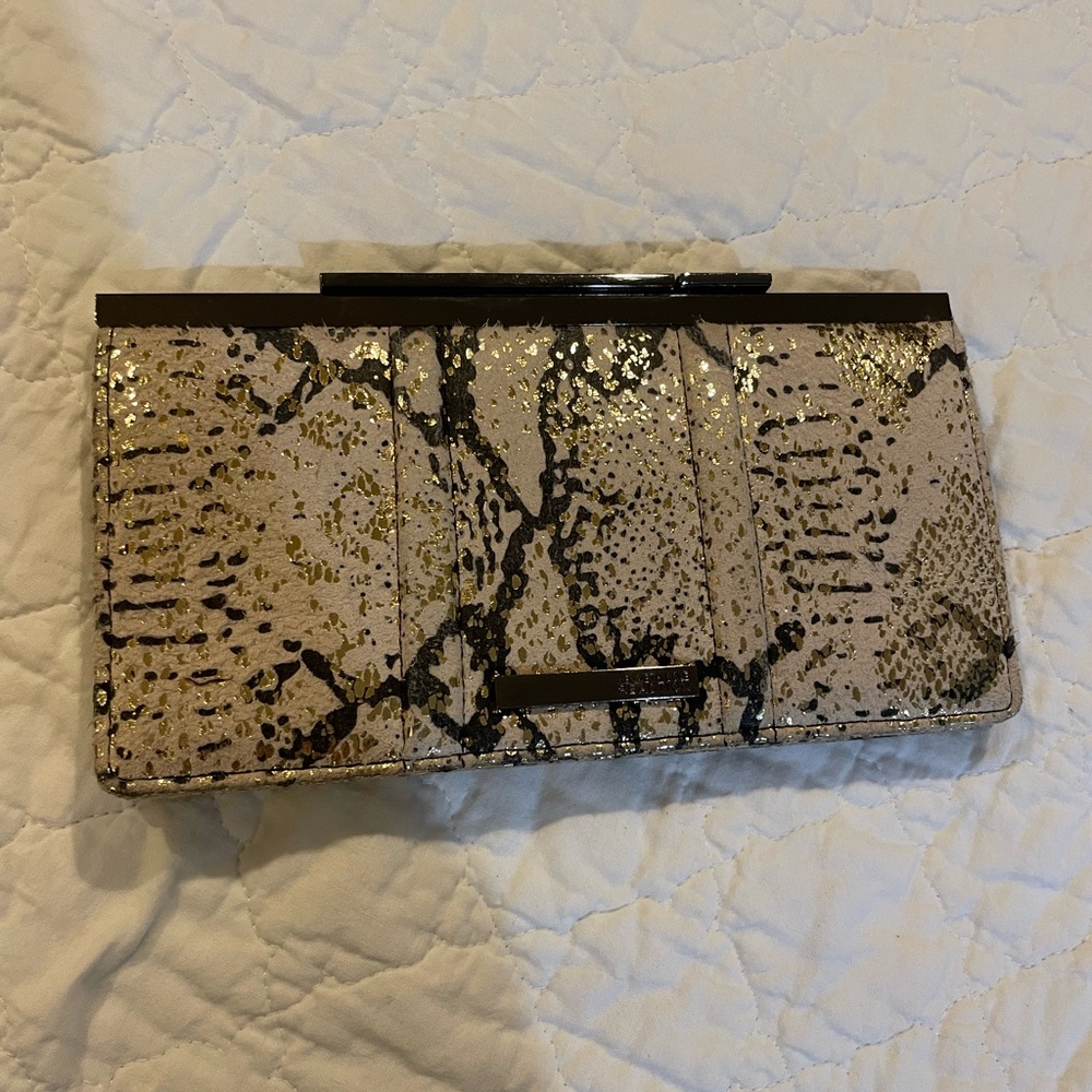 Kenneth Cole Black and Gold Clutch